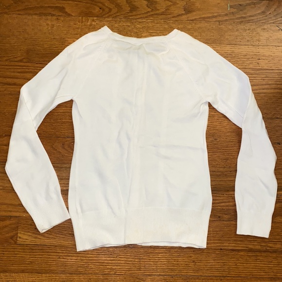 Winter White Button Down Cardigan - Picture 4 of 5
